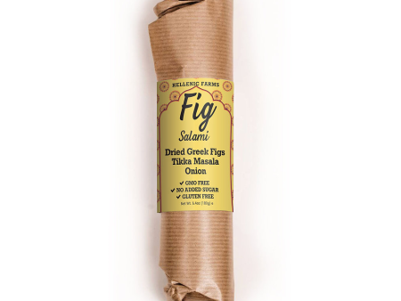 Hellenic Farms Tikka Masala and Onion Fig Salami - 180g For Sale