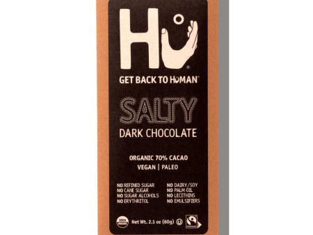 HU Salty Dark Chocolate Bar - 60g Fashion