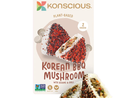 Konscious Foods Korean BBQ Mushroom Onigiri - 204g For Sale