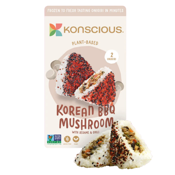 Konscious Foods Korean BBQ Mushroom Onigiri - 204g For Sale