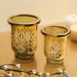 Sparkle Glass Candle Holder | Set of 2 Cheap