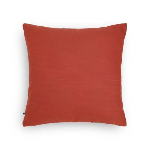 Rust Ananya Handwoven Linen Cushion Cover | 12 x 12 inches , 16 x 16 inches , 12 x 20 inches , 20 x 20 inches Online now