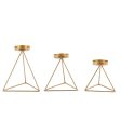 Triangle Tealight Candle Holder | Set of 3 Fashion