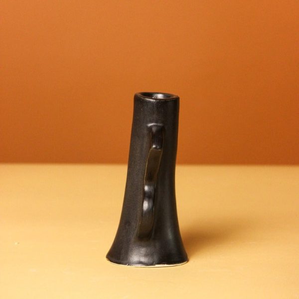 Abstract Design Ceramic Candle Holder | Multiple Colors | 3 x 4 inches Hot on Sale