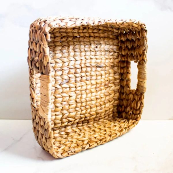 Water Hyacinth Boxy Tray Online Hot Sale