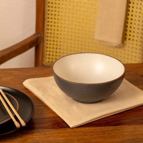 Japanese Ramyeon Ceramic Serving Bowl | 8 x 3 inches Fashion