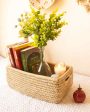 Natural Nomad Date Palm Grass Basket | 12 x 6 Inches Hot on Sale