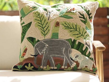 Airawat Cushion Cover | 20 x 20 Inches | Single Sale