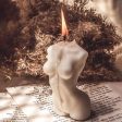 Female Torso Candle | 3.81 x 3.81 x 8.89 cm   2 x 2 x 3.5 inches on Sale