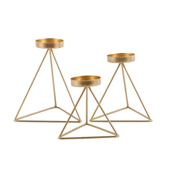 Triangle Tealight Candle Holder | Set of 3 Fashion