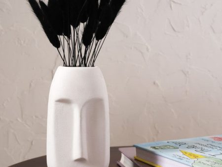 Black & White Viso Ceramic Vase | Set Of 2 Discount