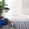 Tribal Contemporary Denim Cotton Carpet | 5x3 ft Supply