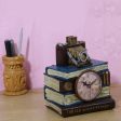 Library Camera Tabletop Clock Showpiece | 6 x 5 x 7 inches on Sale