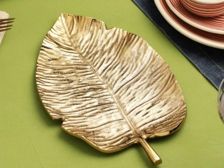 Popular Leaf Trinket Tray Platter Cheap