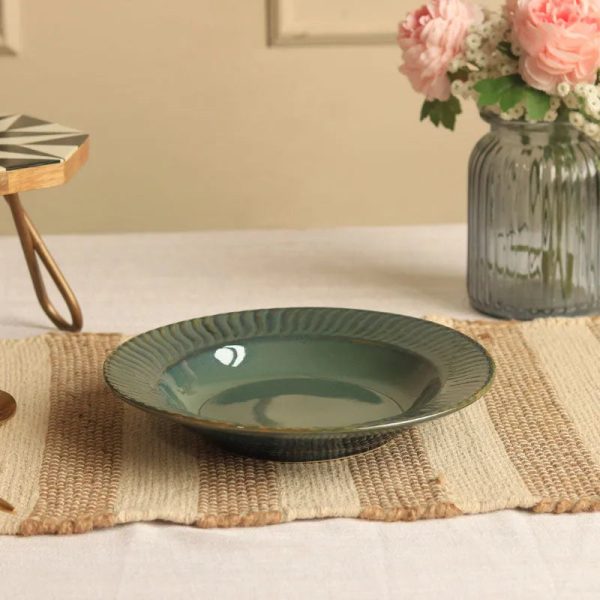 Angelina Ceramic Deep Pasta Plate | 9 inches Cheap