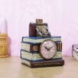 Library Camera Tabletop Clock Showpiece | 6 x 5 x 7 inches on Sale