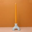 Beam of Joy Ceramic Pillar Candle Holder| Multiple Colors | 4 x 4 inches Sale