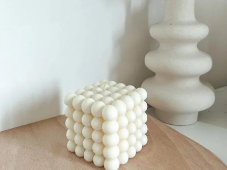 Large Bubble Candle | Decorative Candle For Minimalist Decor | Single | 5.1 x 7.6 cm   2 x 3 inches Discount