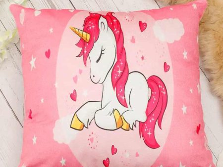 Unicorn Raising Cushion Cover | Set Of 5 | 12 x 12 Inches Cheap