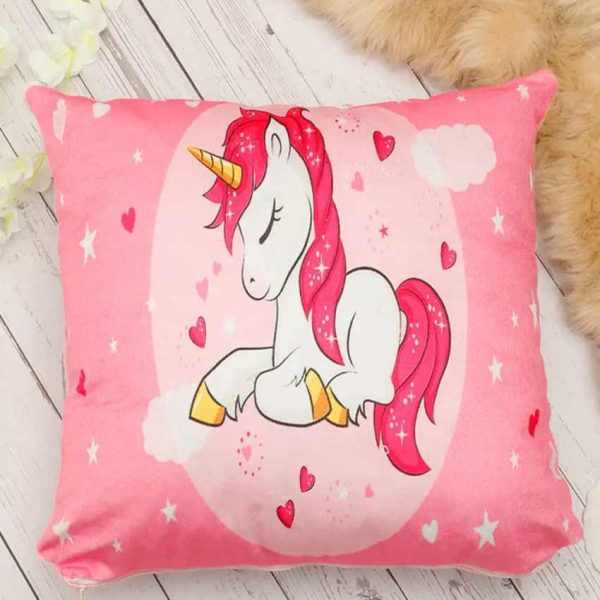 Unicorn Raising Cushion Cover | Set Of 5 | 12 x 12 Inches Cheap