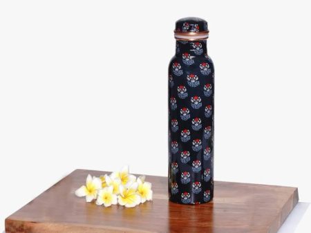 Tribal Print Copper Bottle | 3 x 3 x 11 inches Cheap