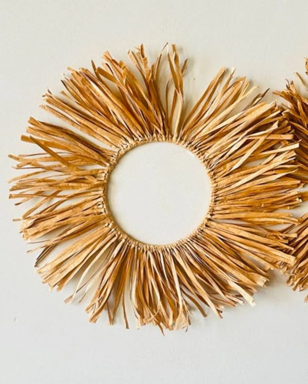 Raffia Hoop Wall Décor | Set of 3 Online now