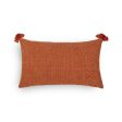 Rust Ananya Handwoven Linen Cushion Cover | 12 x 12 inches , 16 x 16 inches , 12 x 20 inches , 20 x 20 inches Online now