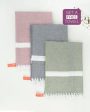 Cambric Solid Cotton Bath Towels | Set of 3 | 59 x 30 inches | Get a Freebie Online Sale