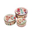 Christmas Bears Round Box | Set of 3 Online Sale