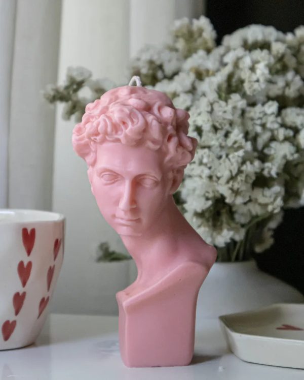 Big Apollo Greek Sculpted Candle | Single | 7.1 x 5.1 x 16.3 cm   2.8 x 2 x 6.4 inches Cheap