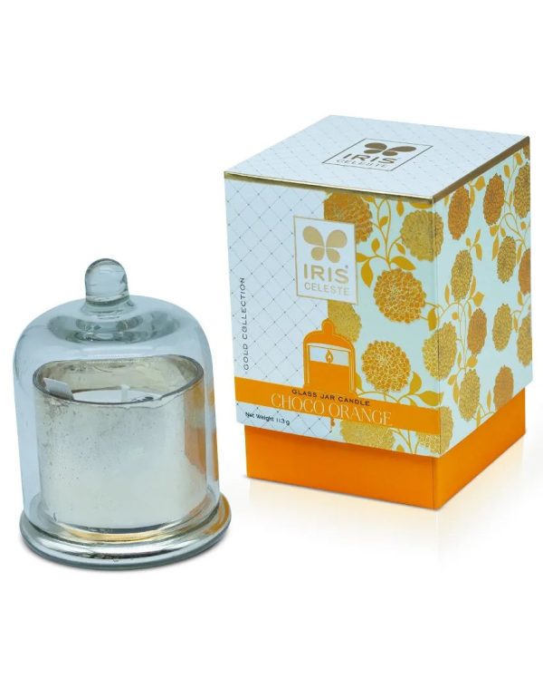 Gold Collection | Choco Orange Bell Jar Candle Fragrance | 10.16 x 15.24 cm , 10.16 x 17.78 cm   4 x 6 inches , 4 x 7 inches Online Hot Sale