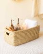 Natural Nomad Date Palm Grass Basket | 12 x 6 Inches Hot on Sale