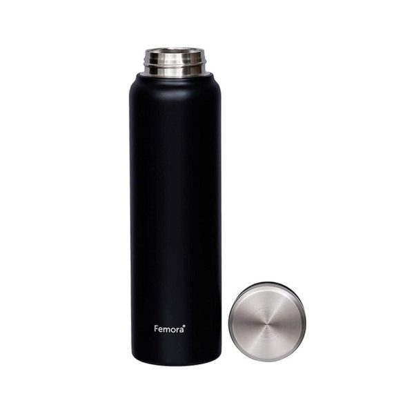 Modern Black Thermo Steel Vacuum Stainless Steel Bottle | 750 ml Online