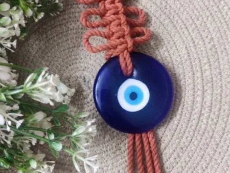 Boho Evil Eye Brown Hanging Supply