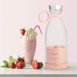 Classic Pink Mini Portable Juicer Blender With Wireless Charging | 350 ml Discount