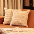 Stripes Cotton Tufted Cushion Covers | Set of 2 | 18 x 18 Inches Supply