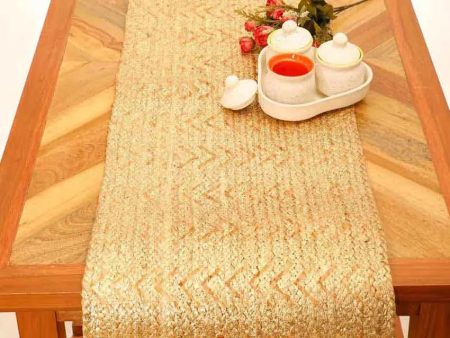 Foil Printed Jute Table Runner | 14 x 54 Inches Online now