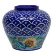 Helianthus Hand Painted Ceramic Vase | 7 x 6 inches Hot on Sale