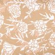 Beige Genda Phool Cotton Duvet Cover | Double Size | 90 x 108 Inches on Sale