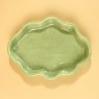 Beautiful Ceramic Cloud Small Plate | 6 x 8 x 1 inches Sale