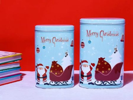 Santa s Sleigh Tall Storage Box | Set of 2 Fashion