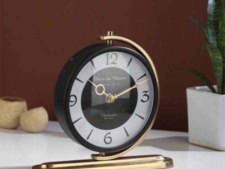 Stylish Aluminium Table Clock | 9 x 2 x 8 inches Hot on Sale