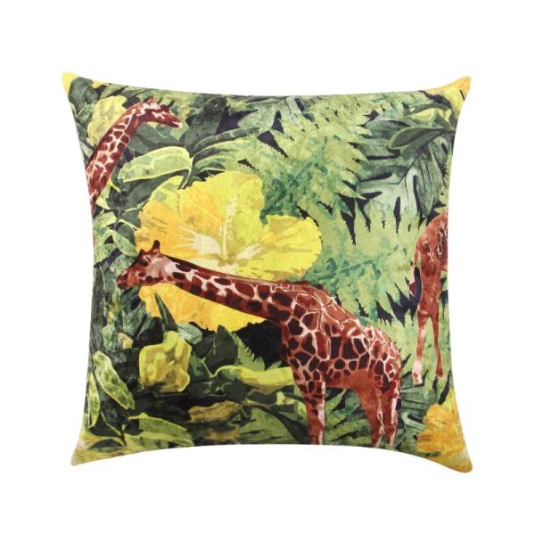 Melman Land Velvet Cushion Cover | 16 x 16 inches Hot on Sale