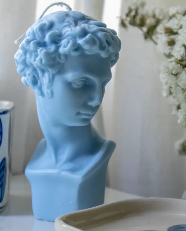 Big Apollo Greek Sculpted Candle | Single | 7.1 x 5.1 x 16.3 cm   2.8 x 2 x 6.4 inches Cheap