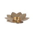 Gold Floral Design Tealight Holders | Set of 5 | 5 x 1 inches Discount