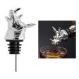 Stainless Steel Rhino Face Wine Pourer on Sale