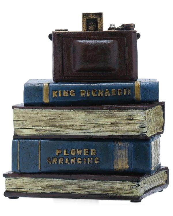 Library Camera Tabletop Clock Showpiece | 6 x 5 x 7 inches on Sale