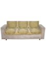 ONLY SOFA COVER | Beige Floral Velvet Sofa Cover 5 Seater | 68 X 26 Inches | Supply