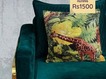 Melman Land Velvet Cushion Cover | 16 x 16 inches Hot on Sale