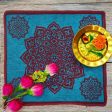 Beautiful Chenille Prayer Puja Mat | 24 x 24 inches For Cheap